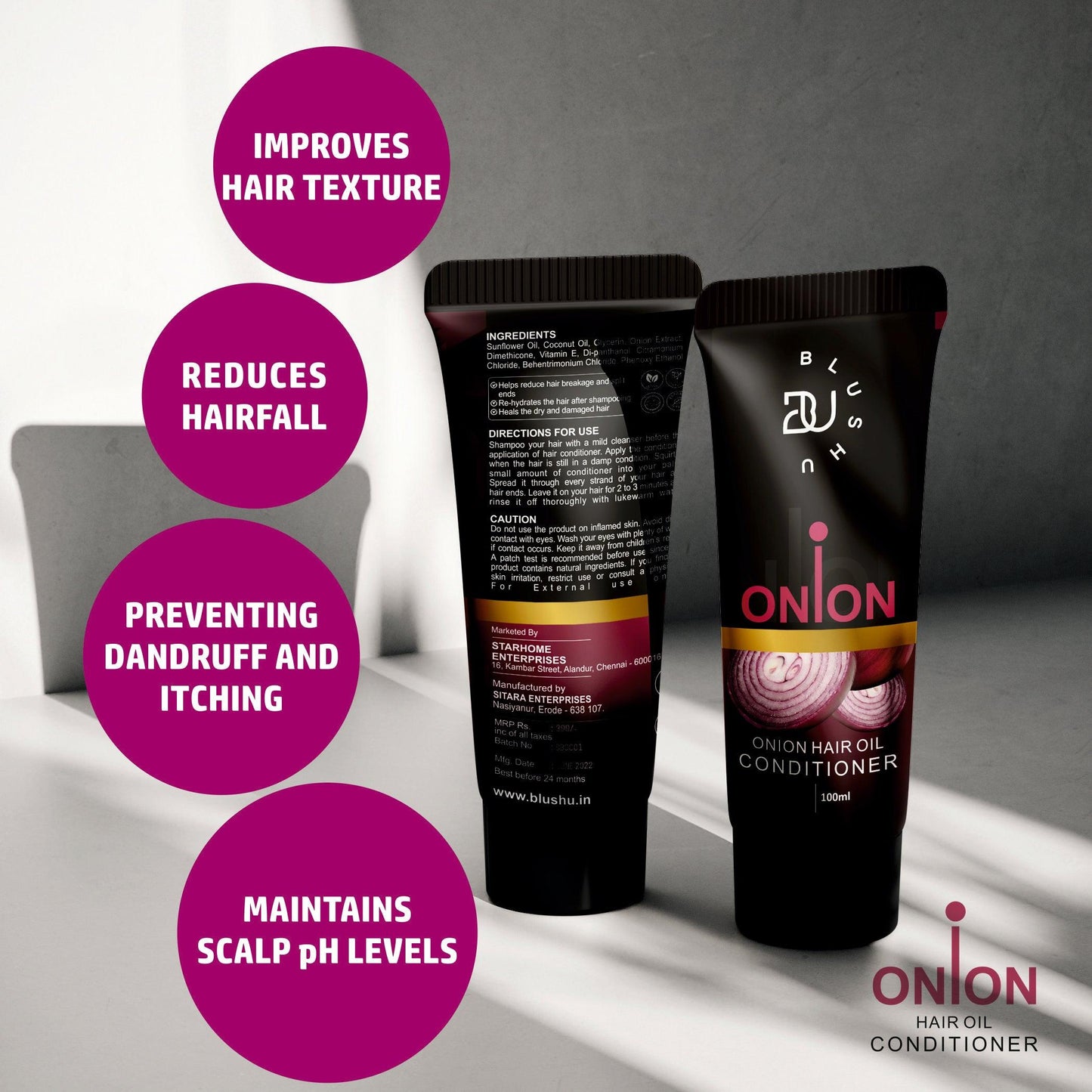 BlushU Onion Hair Conditioner - Blushu Cosmetics