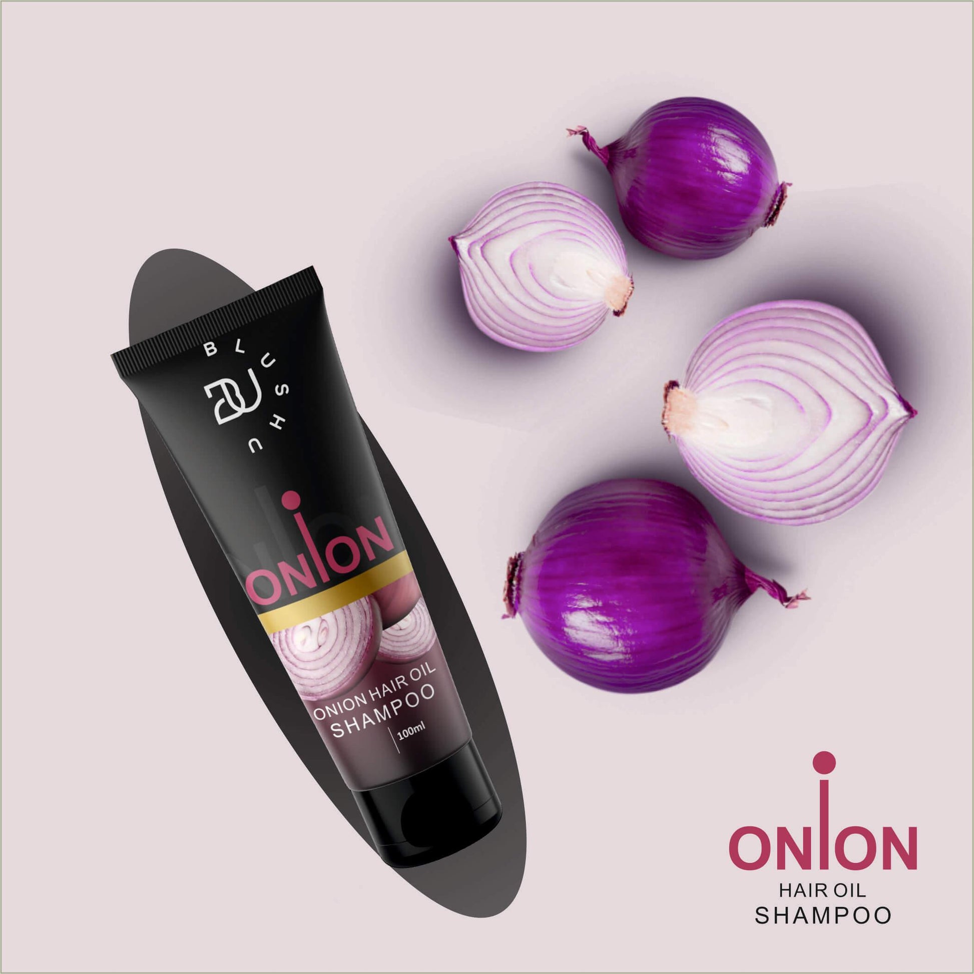 BlushU Red Onion Hair Shampoo - Blushu Cosmetics