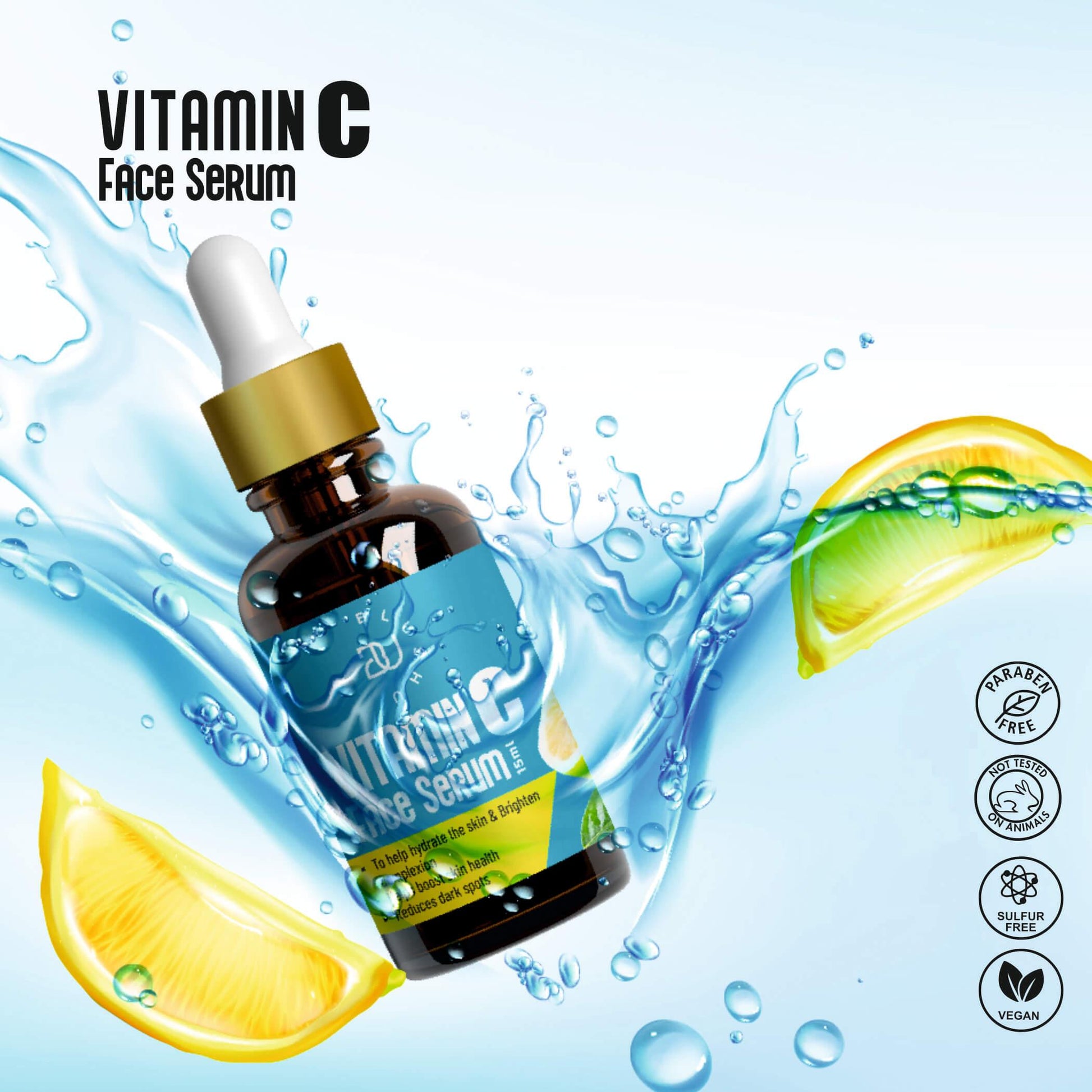 BlushU Vitamin C Face Serum - Blushu Cosmetics