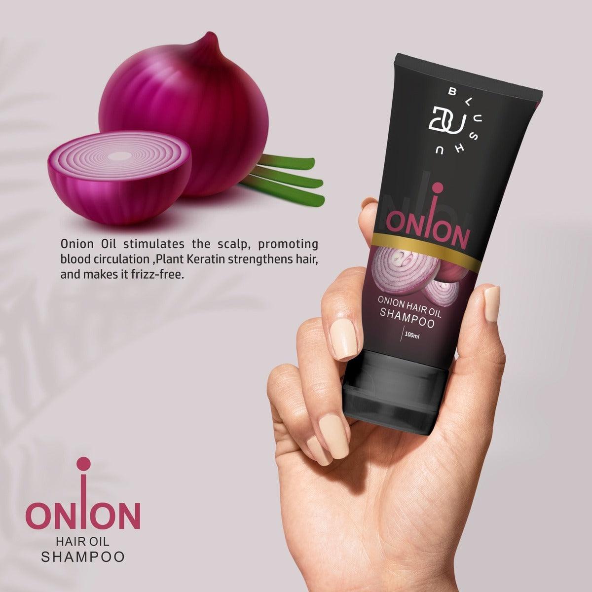 BlushU Red Onion Hair Shampoo - Blushu Cosmetics